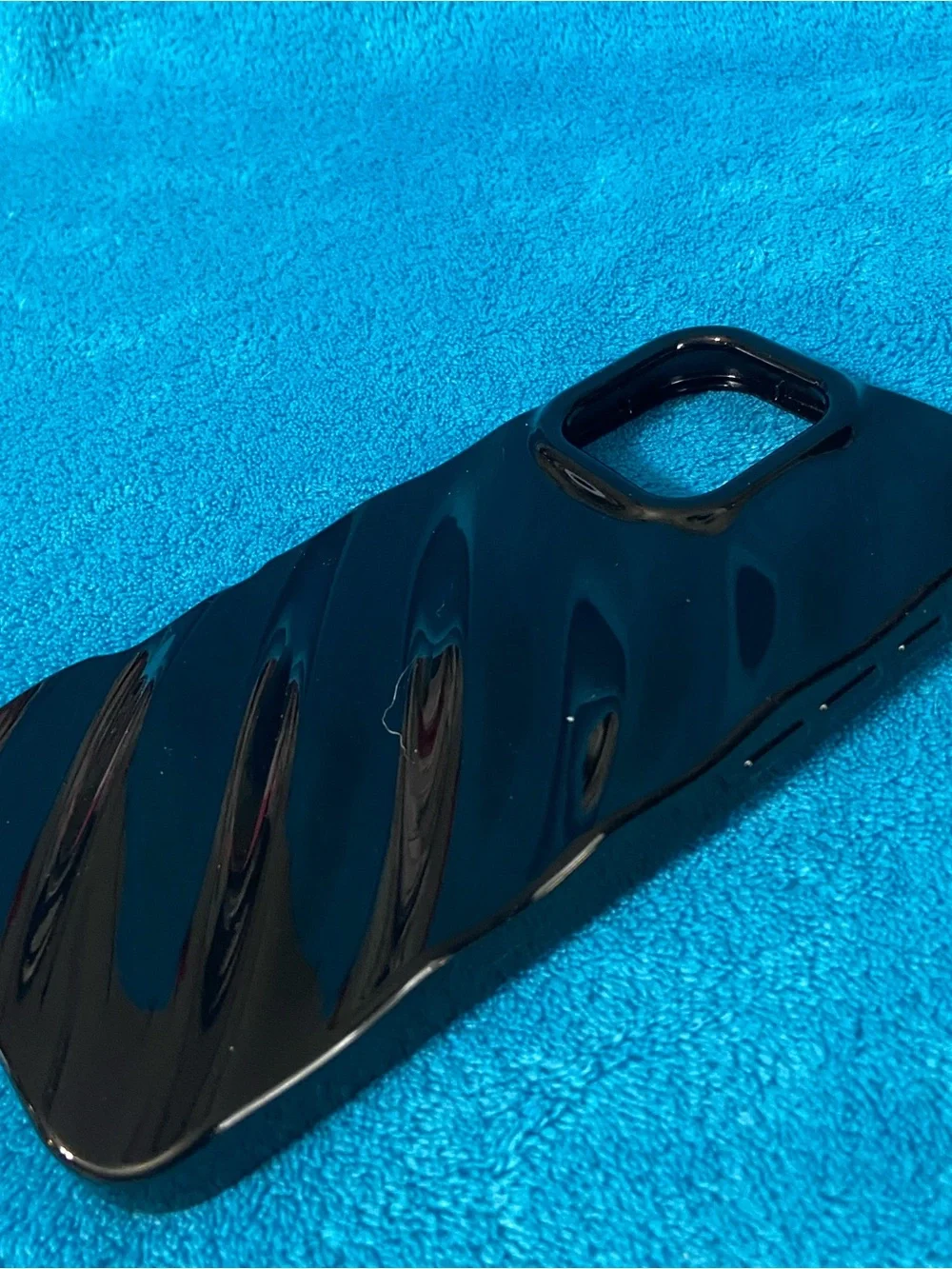 iPhone 16 pro-max Black Phone Case - Protective Silicone Cover
